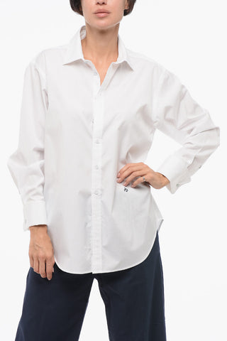 Camicia in Popeline DIANA con Collo Francese