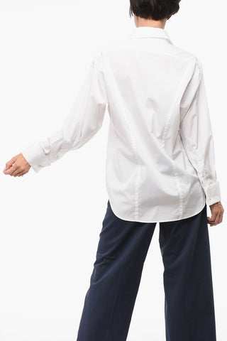 Camicia in Popeline DIANA con Collo Francese