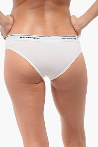Cotton Brief With Logoed Band