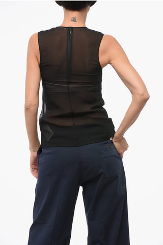 Sheer Sleeveless Top