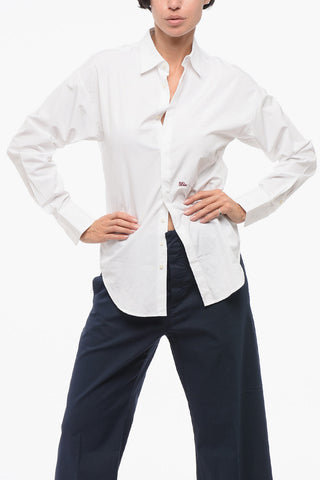 Camicia con Logo Ricamato