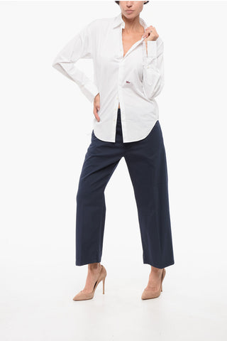 Camicia con Logo Ricamato