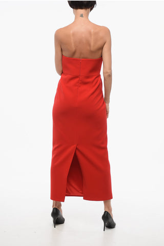 Schulterfreies Kleid ELEA mit Schleife