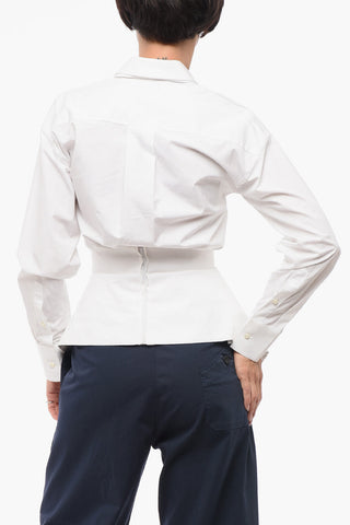 Camicia Svasata con Abbottonatura Nascosta