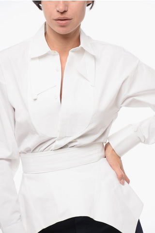 Camicia Svasata con Abbottonatura Nascosta