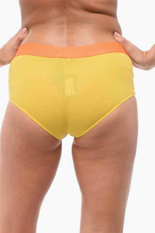 Two-Tone Culotte with Logo