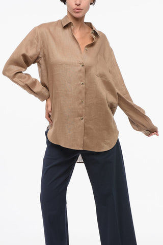Linen Asymmetric Shirt