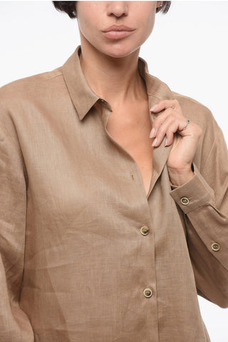 Linen Asymmetric Shirt