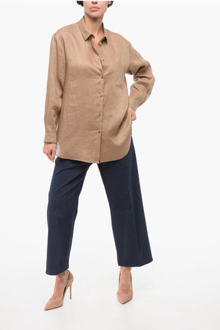 Linen Asymmetric Shirt