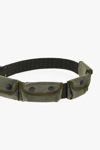 Cintura Utility in Tessuto con Torcia 40mm