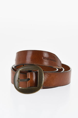 Solid Color Leather Belt 30mm