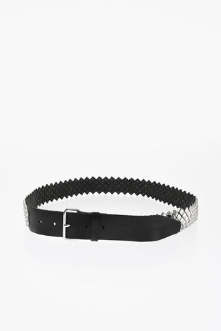 Studded Leather Belt 40mm