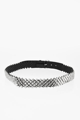 Studded Leather Belt 40mm