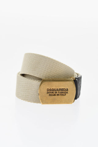 Solid Color Industrial Belt with Golden Buckle 30mm