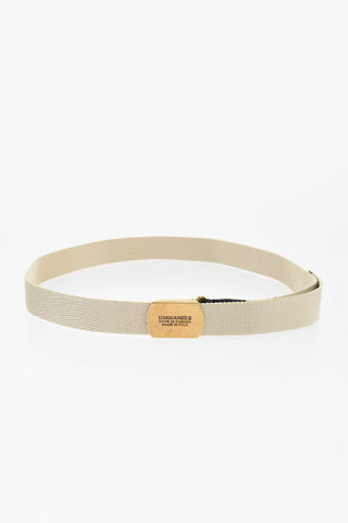 Solid Color Industrial Belt with Golden Buckle 30mm