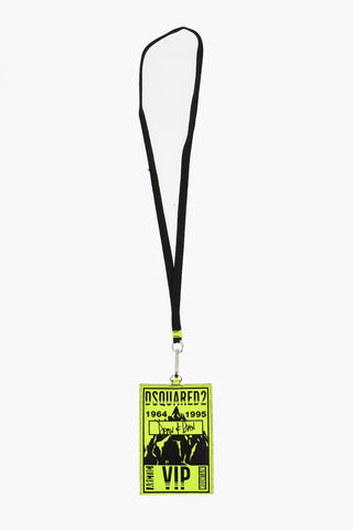 Portacarte da Collo in Pelle Fluo