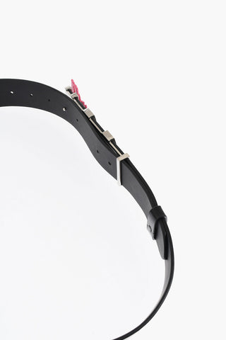 ICON Leather Belt DARLING with Enamel Detail 40mm