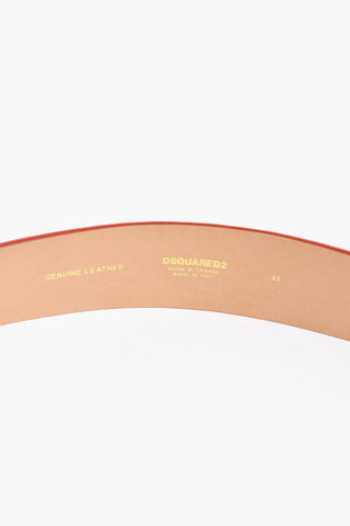 Solid-Color Suede Belt 40mm