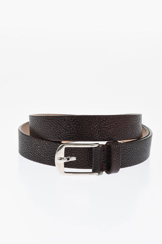 Solid Color Full Grain Leather Belt 25mm