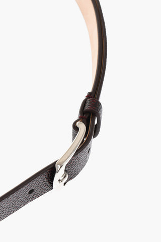 Solid Color Full Grain Leather Belt 25mm