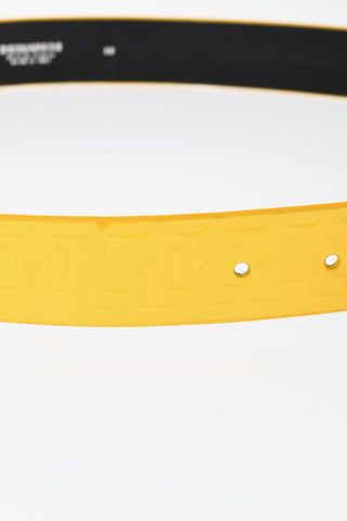 Cintura in Vernice con Monogram All-Over 30mm