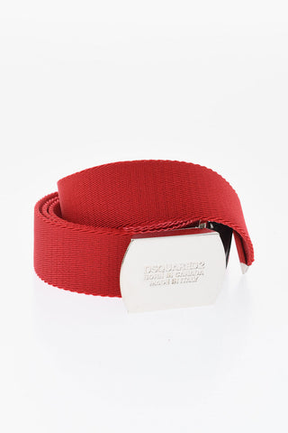 Solid Color Nylon Belt with Military Buckle 30mm