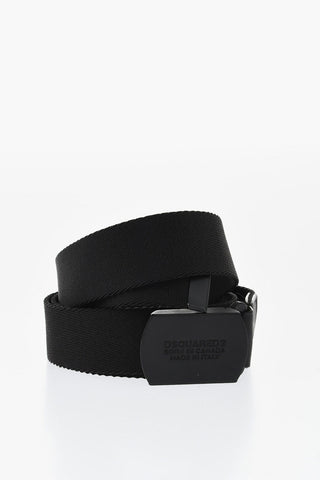 Solid Color Belt with Military Buckle 30mm