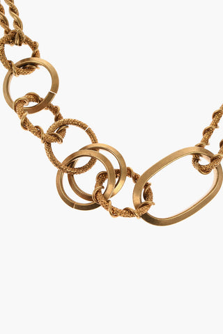 Gold-Effect Metal Belt 25mm