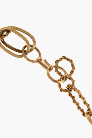 Gold-Effect Metal Belt 25mm