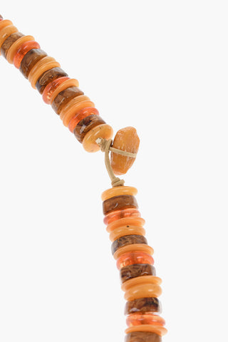 Multicolor Necklace with Maxi Stone Pendant