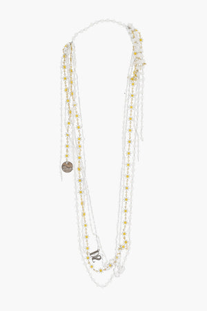 Necklace TOUCH OF COLOR Beaded with Floral Details