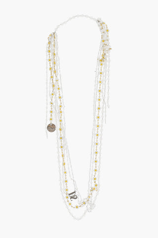 Necklace TOUCH OF COLOR Beaded with Floral Details