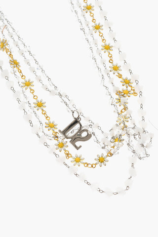 Necklace TOUCH OF COLOR Beaded with Floral Details