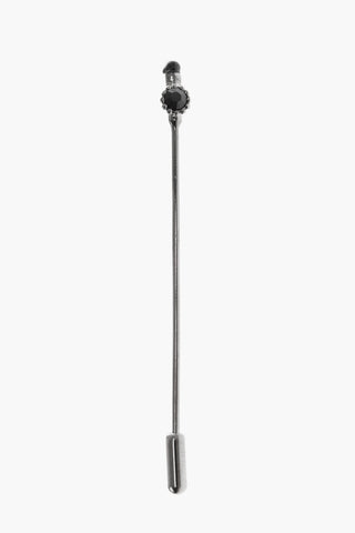 Krawattennadel D2 aus Metall mit Perlen