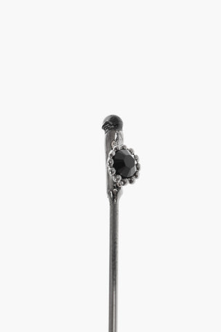 Krawattennadel D2 aus Metall mit Perlen