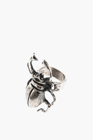 Anello in Metallo a Forma di Scarabeo