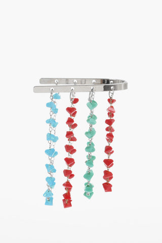Metal Bracelet with Beads
