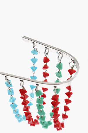 Metal Bracelet with Beads