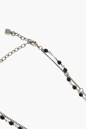 Chain Necklace D2 SURF with Charm and Beads