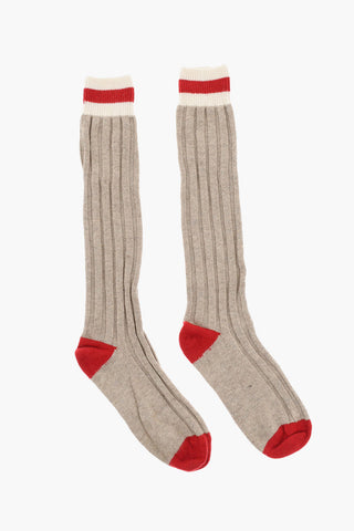 Calzini Lunghi In Misto Lana e Cashmere