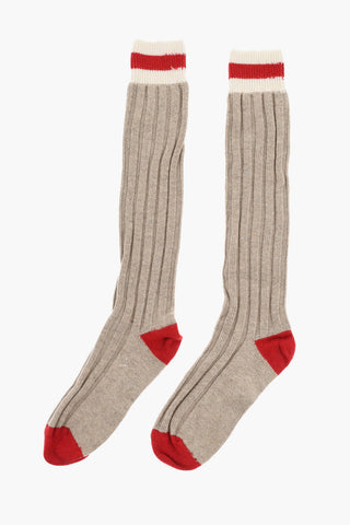 Calzini Lunghi In Misto Lana e Cashmere