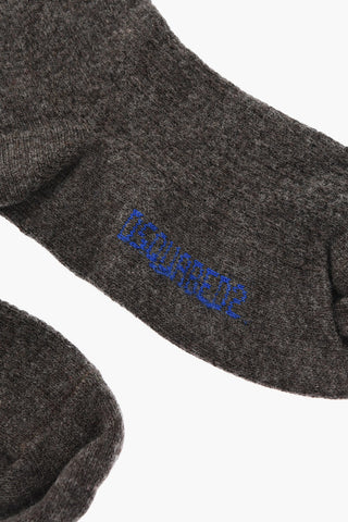Color Block Wool Blend Long Socks
