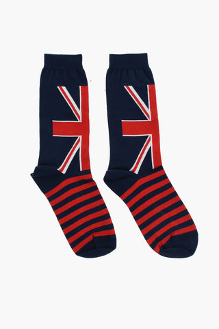 Striped Two-Tone Socks