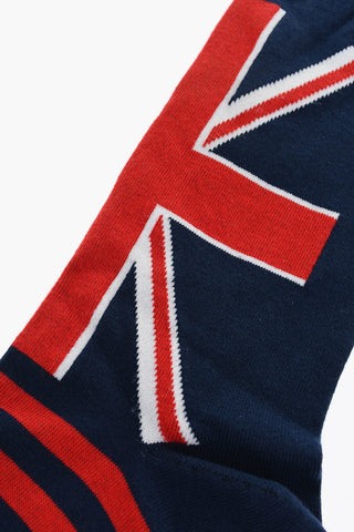 Striped Two-Tone Socks