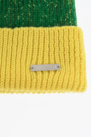Beanie aus Wollmischung mit Pompon