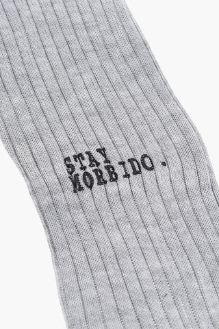 Cotton Ribbed Long Socks