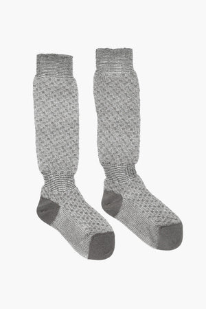 Calzini Traforati In Tessuto Meatllizzato