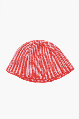 Bicolour Virgin Wool-Blend and Cashmere Beanie