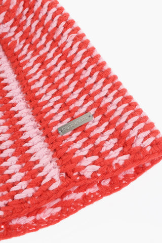 Bicolour Virgin Wool-Blend and Cashmere Beanie