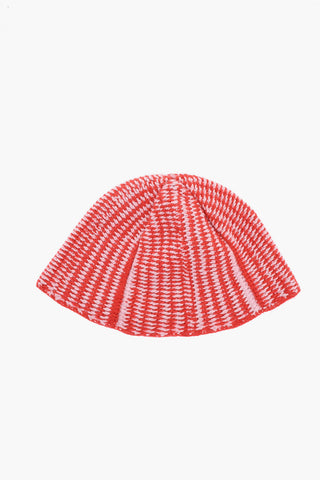 Bicolour Virgin Wool-Blend and Cashmere Beanie